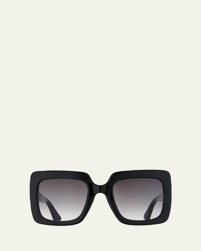 Square Acetate Gradient Sunglasses